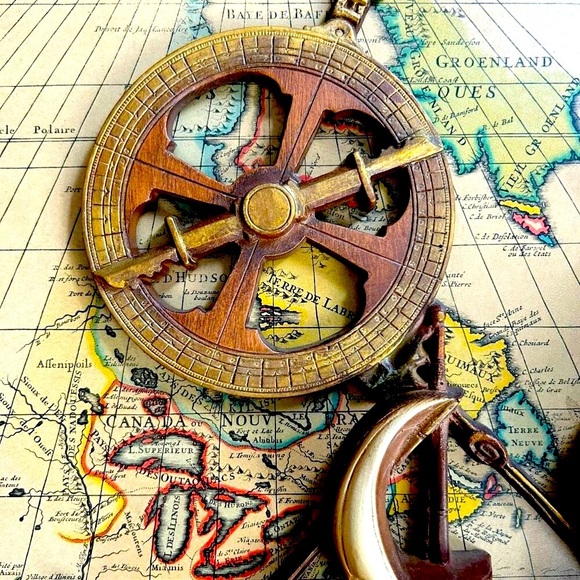 Vintage Midcentury 3D Shadow Box – L’Amérique Septentrionale Map Art - Picture 4 of 8